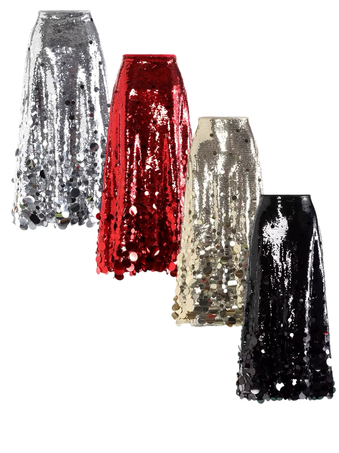 Glamour Glisten A-Line Skirt (Pre-Order)