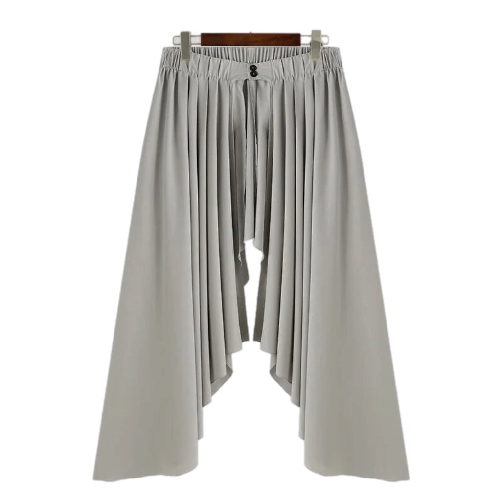 Kina Pleated Half Skirt (Grey or Black)