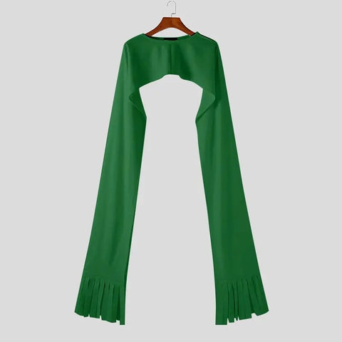 Imani Sleevless Tassel Vest (Green or White)