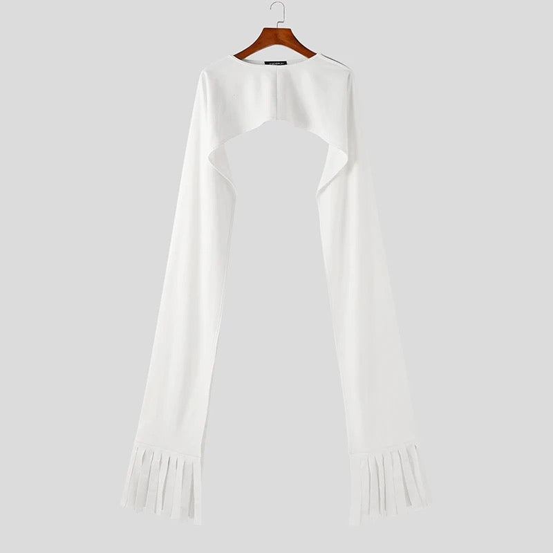 Imani Sleevless Tassel Vest (Green or White)