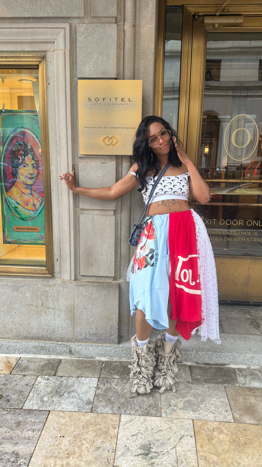 PPN PRJCT Custom T-Shirt Skirt