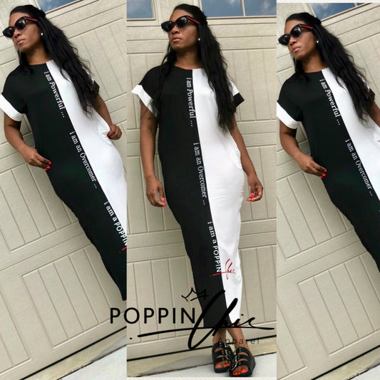 I am POPPIN T-Shirt Maxi