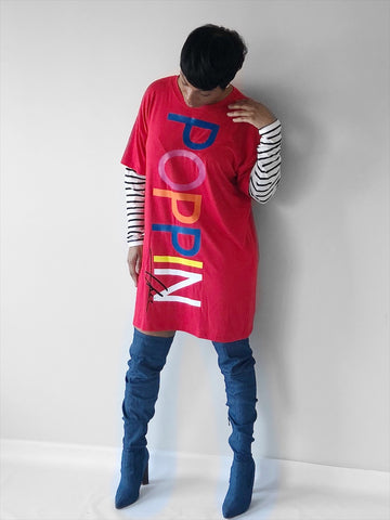 Rainbow POPPIN Shirt Dress