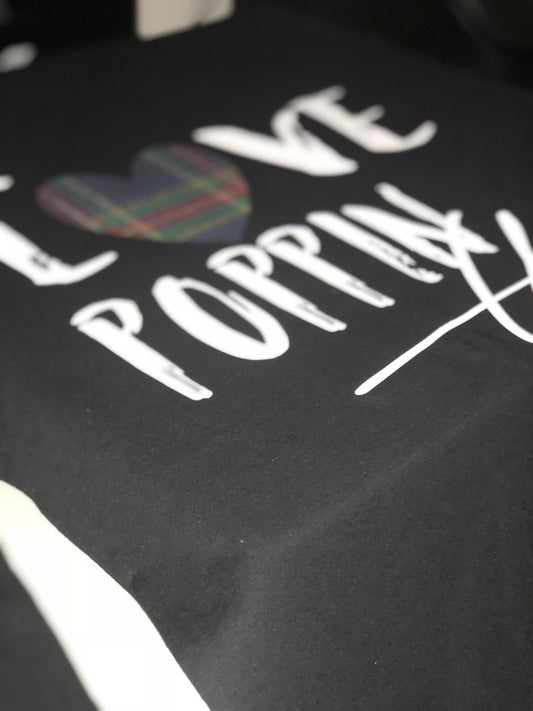 I LOVE POPPIN Chic Long Sleeved Tee