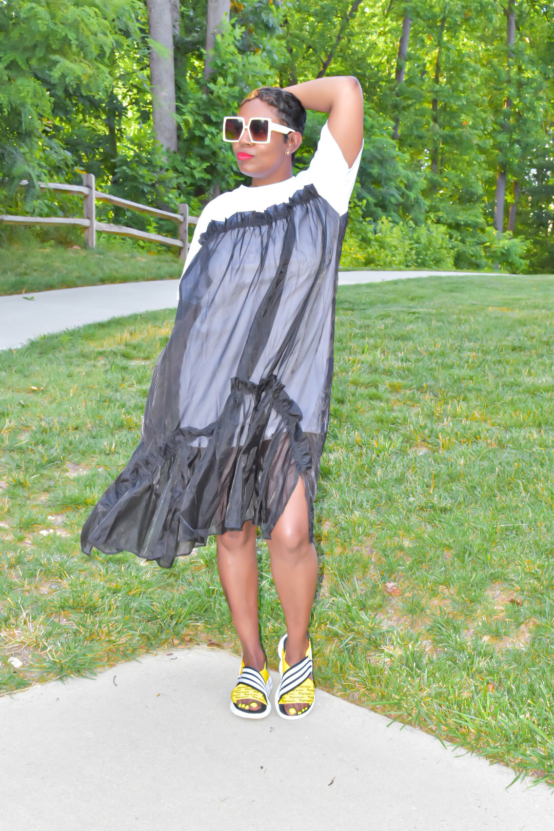 Tina Tee and Tulle T-Shirt Dress