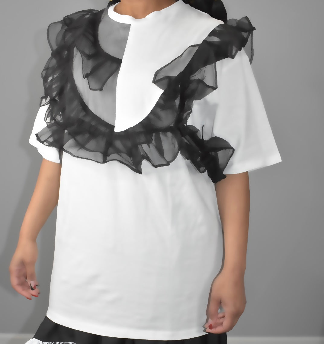 Mila Ruffled Tee