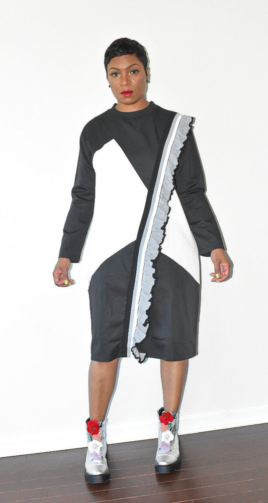 Ruffle Me Down Dress