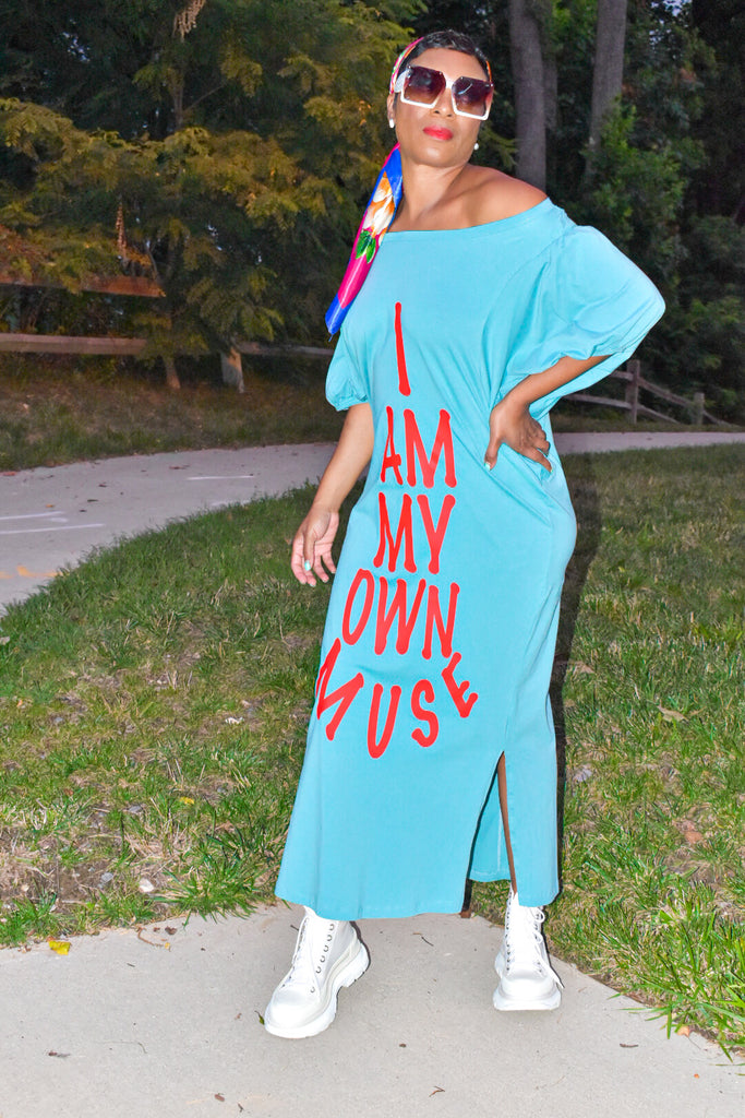 I AM MY OWN MUSE DRESS – POPPIN Chic Apparel
