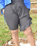 Ruffled Harem Shorts