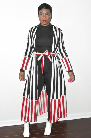 POPPIN Stripped Duster