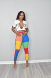 CMB Color Blocked Jeans