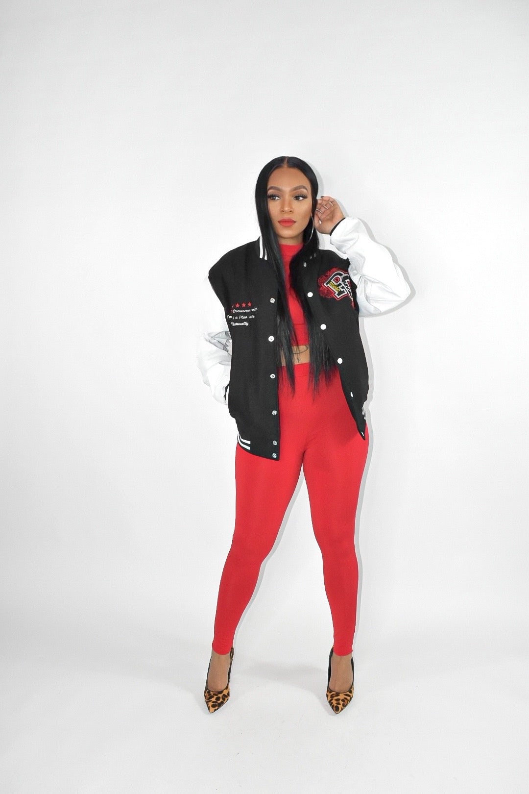 POPPIN CHIC Anniversary Varsity Jacket