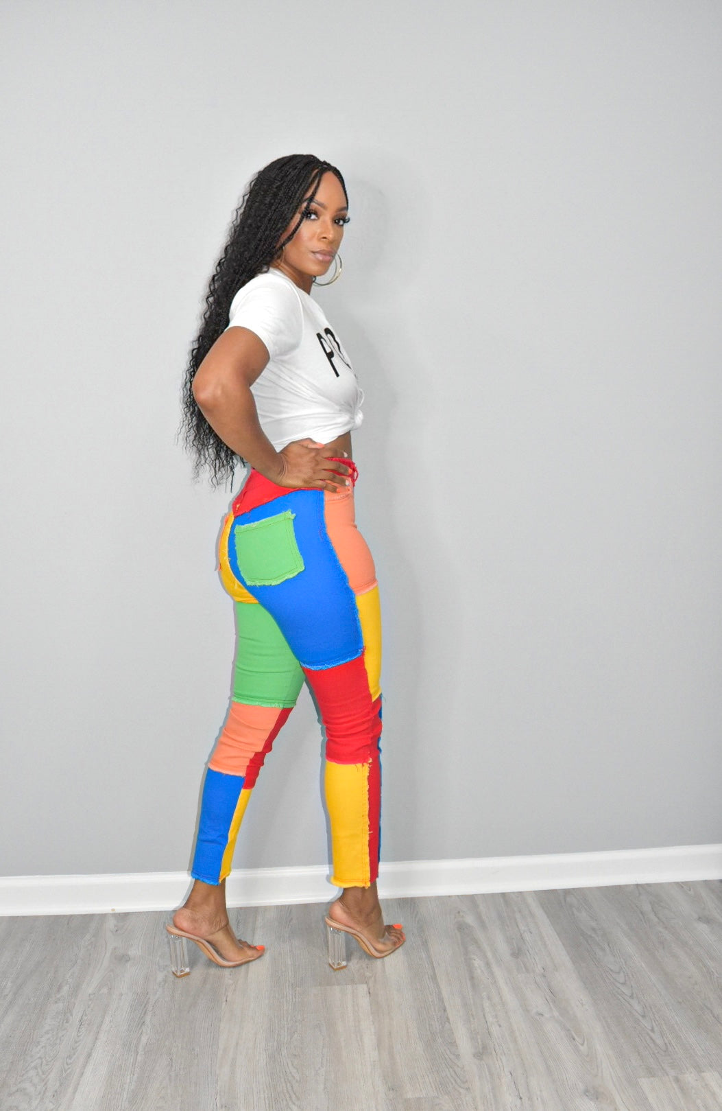 CMB Color Blocked Jeans