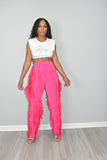 Exclusive My Tassel is POPPIN Pink Pants (Long Length)