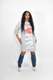 POPPIN Is The Way To My Heart Sweat Dress