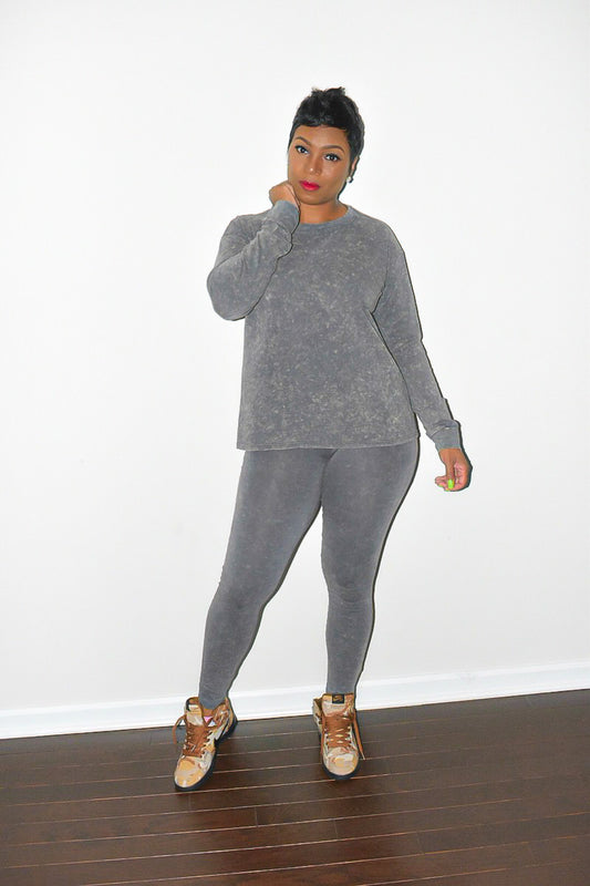 Charcoal Stonewash Set