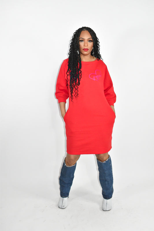 POPPIN with LOVE Sweat Dress