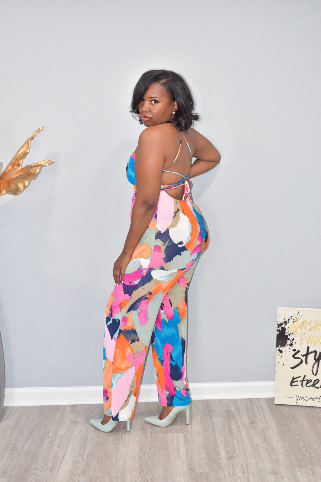 Abstract POPPIN Jumpsuit