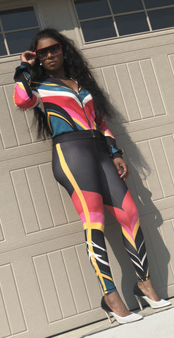 POPPIN Multicolored Track Suit