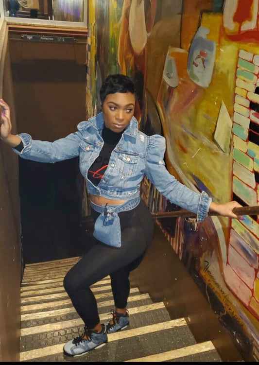 POPPIN Denim Fanny