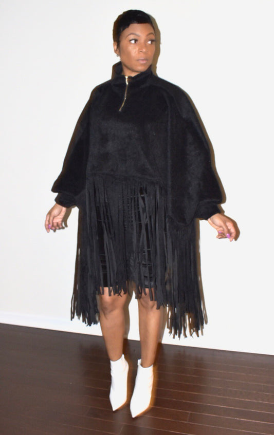 POPPIN Cashmere Tassel Top