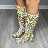 Fiona Fall Floral Boot
