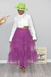 POPPIN Purple Tulle Skirt