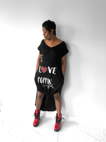 Pre-Order of I LOVE POPPIN Chic T-shirt Maxi
