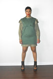 Green Militant Dress
