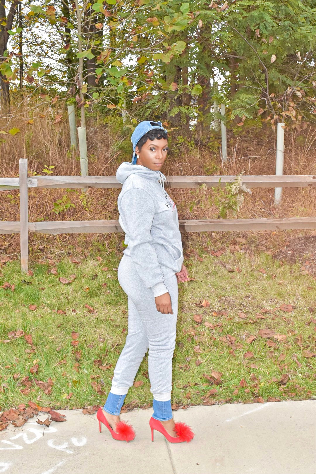 Grey Original POPPIN Sweatsuit