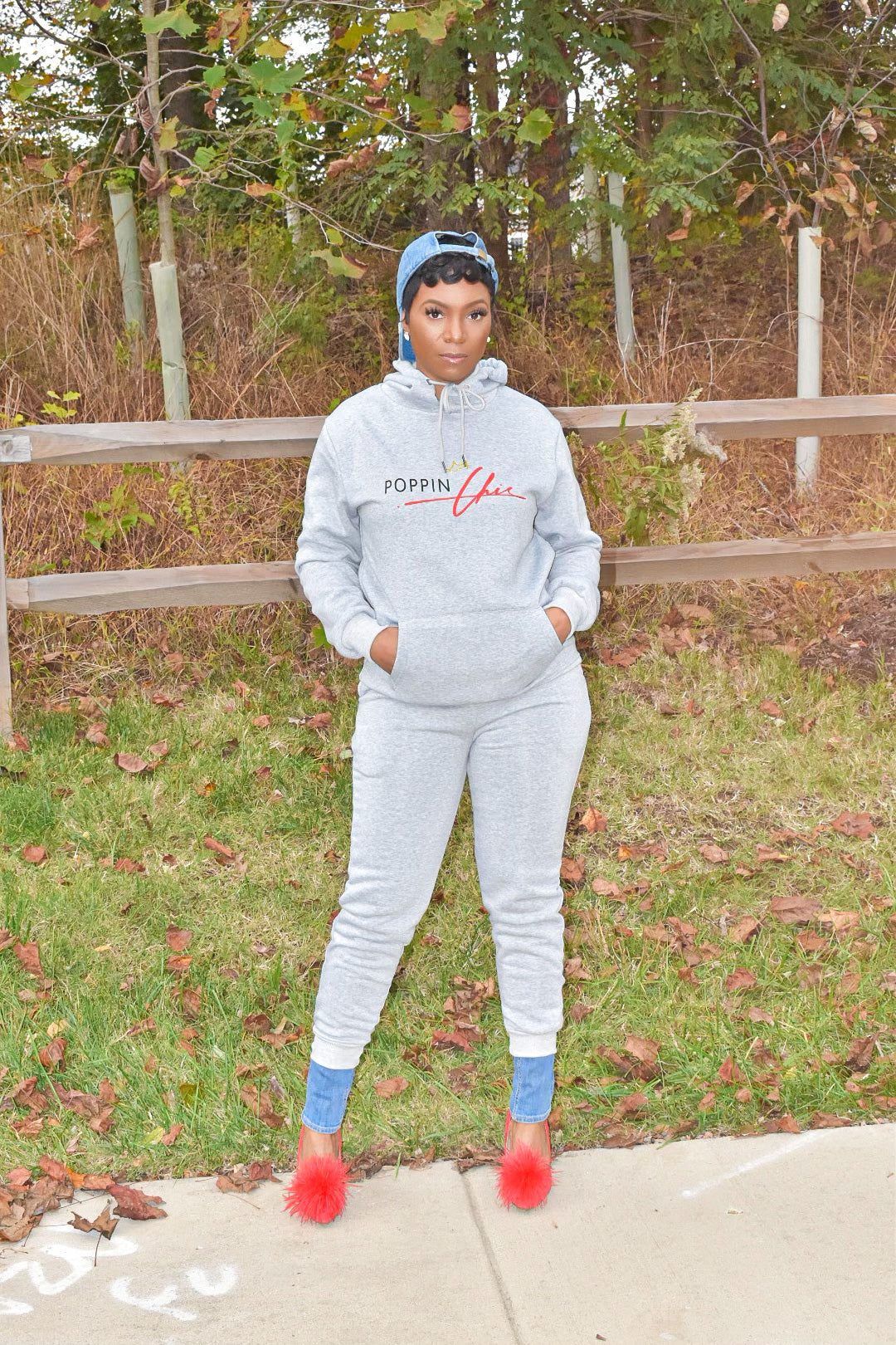 Grey Original POPPIN Sweatsuit