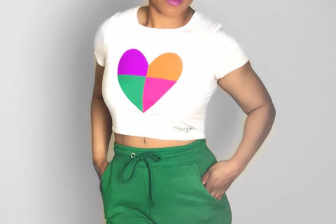 POPPIN Love in COLOR Crop Top