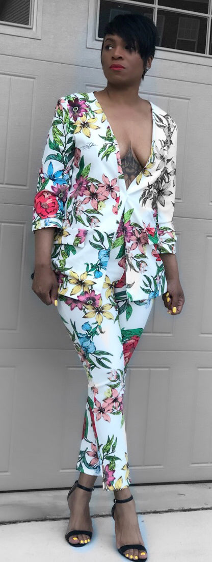 POPPIN Flowers Pant Set