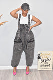 Black Stoned Overall | Jumper