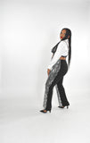 Wild Side Sequin Flared Pants