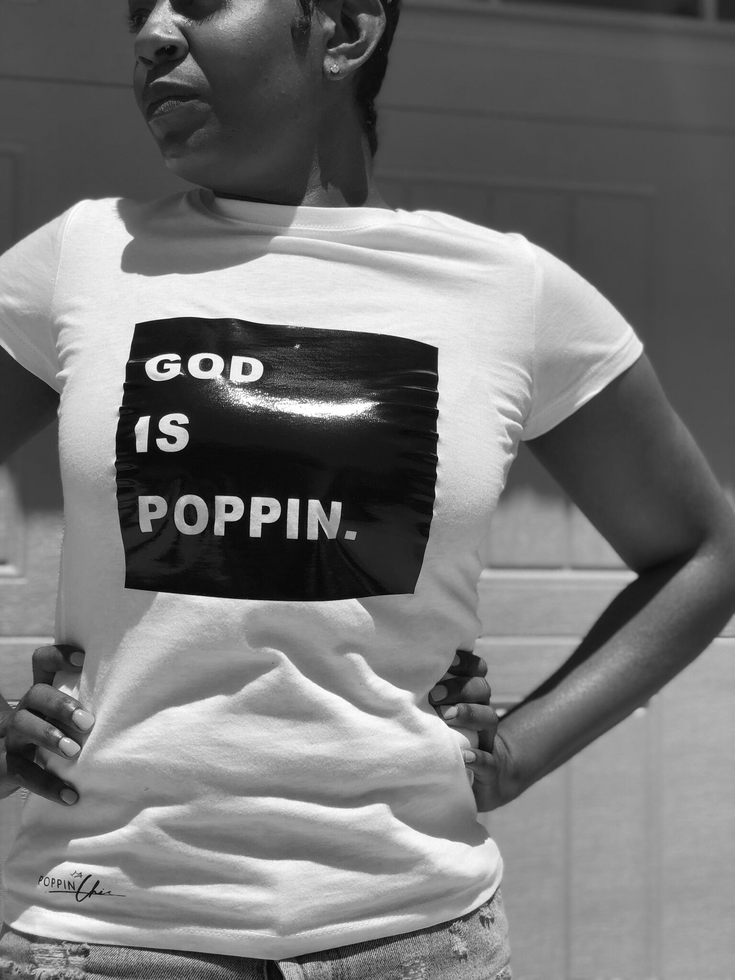 God Is POPPIN Short Sleeved Tee