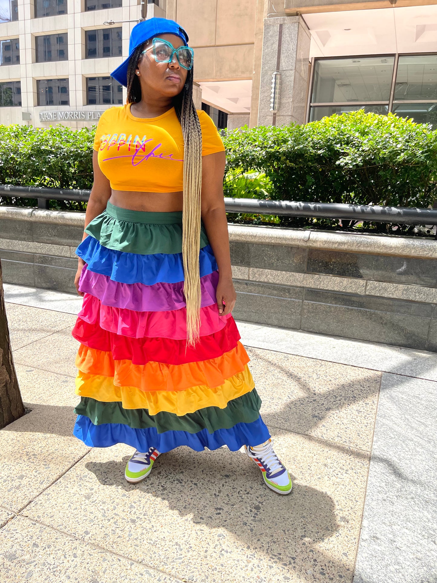 BG Multi-Color Tiered Skirt