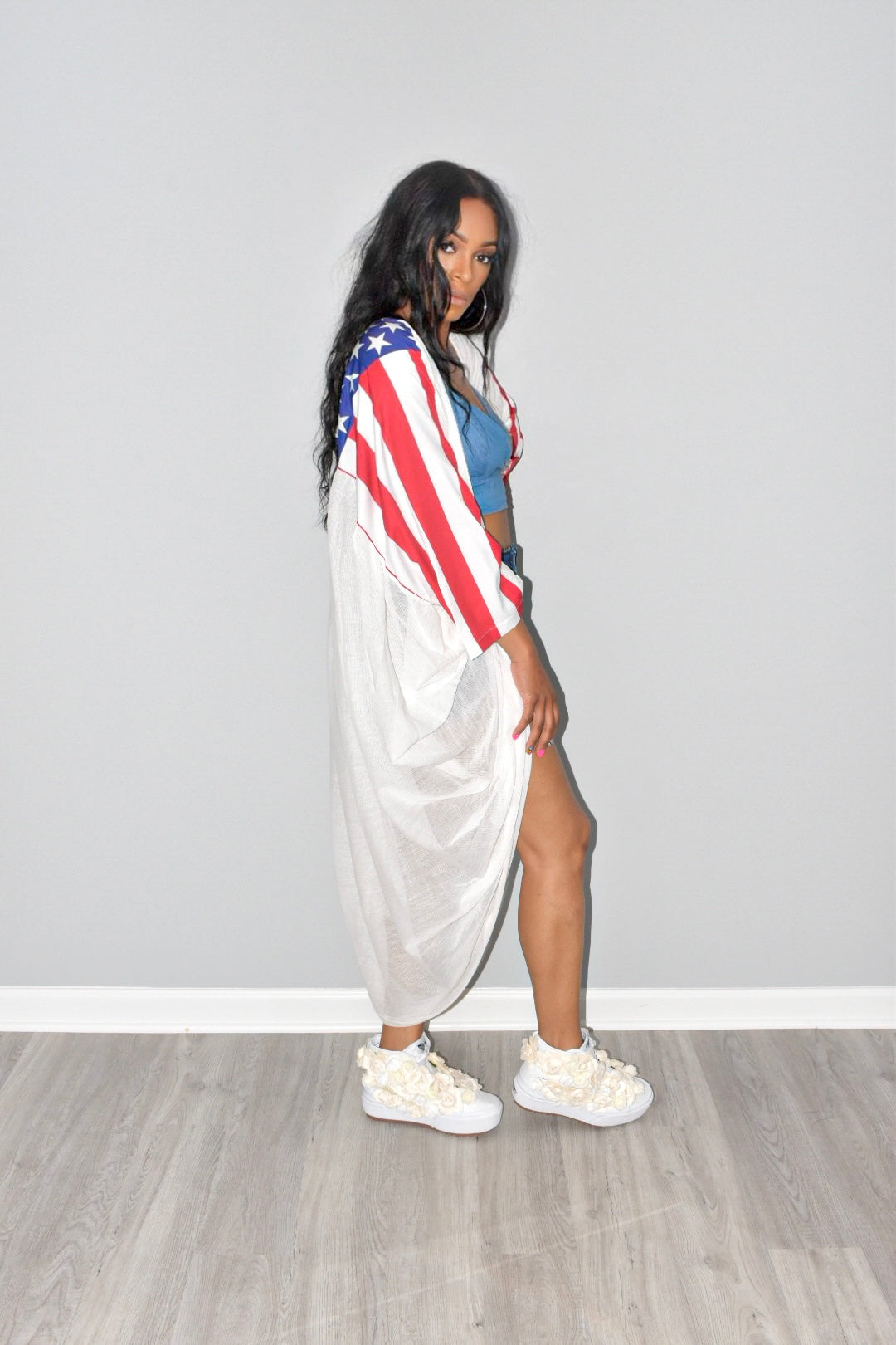 American Flag Kimono