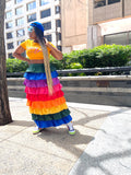 BG Multi-Color Tiered Skirt