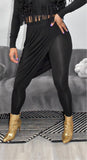 P Luxe Wrapped Leggings (Black)