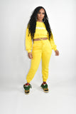 POPPIN PERIODT Yellow Jogger Set
