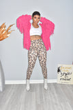 Pink Parlay | Fringed Sweater