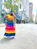 BG Multi-Color Tiered Skirt