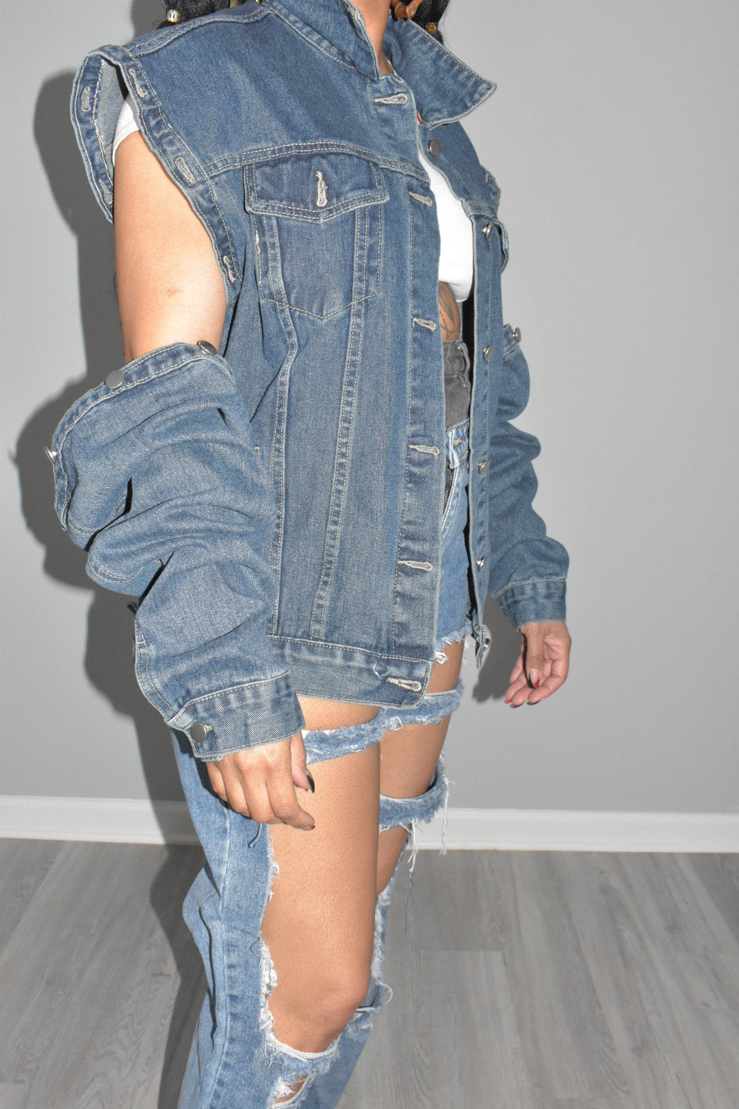 POPPIN 2 in 1 Denim Jacket